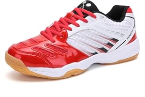 Eribby Men's Badminton Shoes, Lightweight Breathable Badminton Shoes for Men