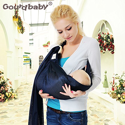 Vine Baby Kleinkind Tragetuch Ring Sling Summer Light Quick Dry Trager - 4