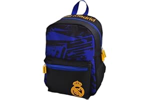 Hy-Pro Oficjalnie licencjonowany plecak Real Madryt CF – mały, lekki, plecak, towar Real Madryt, świetny pomysł na prezent piłkarski