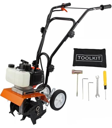 Motozappa Gardenitalia TH 90 - Motore 123cc Benzina, Larghezza 36cm, Fresa 26cm, Made In Italy - Foto 9