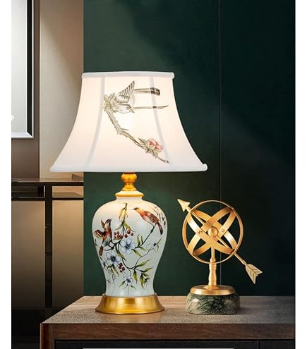 Lampada da tavolo calligrafica, luce notturna in stile cinese, lampada