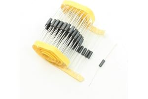 UXCELL sourcing map 100 Pcs Axial câble cylindre Corps Ferrite Perles câbles noir