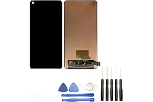 Visiodirect® Ecran Complet : Vitre Tactile + écran LCD sur Chassis Compatible avec Oneplus 8 Taille 6.55" Noir IN2013, IN2017, IN2010, IN2019 + Kit Outils
