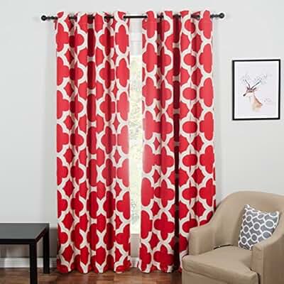 Suchergebnis auf Amazon.de für: vorhang rot grau: Küche, Haushalt & Wohnen