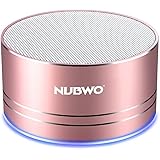 NUBWO Mini Wireless Bluetooth Speaker Portable - Rose Gold