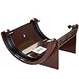 FLOPLAST 112mm Half Round Fascia Gutter Union Bracket - Brown