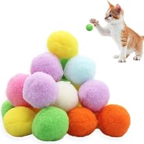 20 Balles De Feutre Multicolores Pour Chat - Jouet Interactif, Pompons Laine 3 Cm - Pour Jeu, Bricolage, Loisirs Créatifs