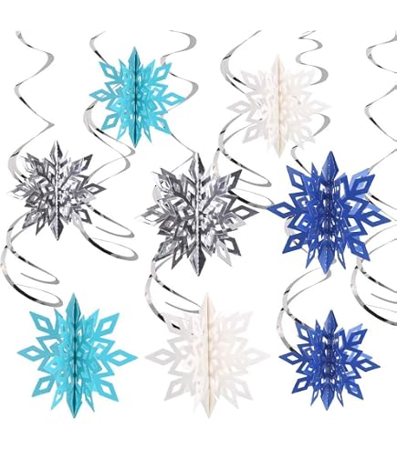 Toyland Ghirlanda Natalizia In Foil Turchese – 2,7 Metri, Decorazione Per Albero E Casa, Design Casual (DP75)