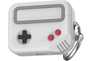 TRONWIN for AirPods Pro 3 Hülle - 2025 Spielkonsole Design Case für Apple AirPods Pro 3. Generation, Silikon Schutzhülle für Air Pods Pro 3 - Anime Case für Männer & Frauen (hellgrau)