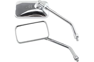 AREA LONGBOARD Juego de 2 espejos retrovisores compatible con Honda SH 125 / SH 150, VT 125 C Shadow