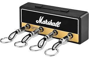 SIMDAO Guitar Hook Keychain, Key Holder, Wall Mounting Guitar Amp Key Hooks for Musician Lovers, JCM800 Keychain Including 4 Pieces Key Ring for Home Doorway Entryway Hallway Office