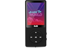 D-JIX Lecteur MP4 - M800 - Bluethooth - 8Go de Stockage - Dictaphone Micro intégré