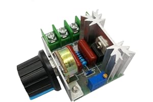 HiLetgo 2pcs PWM Contrôleur de Vitesse du Moteur AC 2000 W et régulateur de Tension 50-220 V