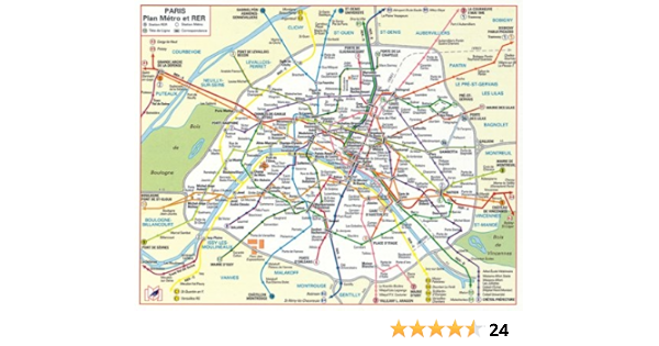 Amazon Fr Plan De Ville Metro Rer Plan Plastifie Plans Indispensable Livres