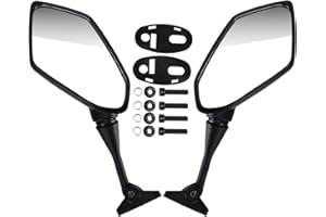 OUITBLE Motorrad Rückspiegel, Motorrad Rückspiegel Paar Motorrad Rückspiegel Links Rechts Ersatz für CBR600RR CBR600 F4 F4I CBR1000RR CBR250R