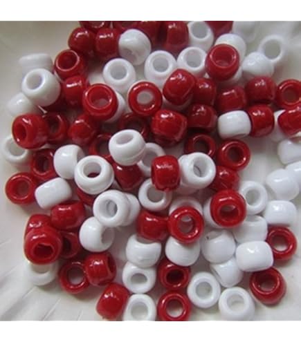 Frosted Multicolor Mix Craft Pony Beads 6 X 9mm Bulk, USA Made - Bead Bee - View #13