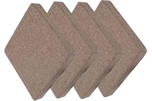 MSNCS Pack 1/2/4 Cojines Para Sillas Jardin Cuadrado, 25/30/35/40cm,Cojines Para Sillas De Taburete ,Grueso De 5 Cm Cojines Sillas Antideslizante Extraíble,para Cocina,Comedor,Oficina(Y,30x30x5CM 4pcs)