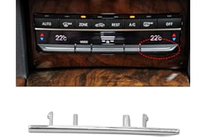 Jaronx Compatible with Mercedes Benz AC Button Trim E Class W212, Air Conditioning Climate Control Button Chrome Trim for E Class W212 E63 AMG E250 E350 E400 E550 2010-2017 (Polished)
