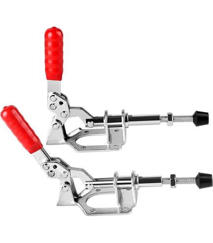 2 Pinces à Genouillère GH-302-F 32mm - Serrage Rapide Push-pull, Capacité 136kg, Pour Soudure Et Bricolage