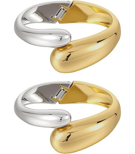 BPTRKOM 1 pezzo Braccialetto Embrace per Donna – Design Aperto – Ideale per il Ritorno a Scuola e Occasioni Speciali,Regali di Natale per le donne (oro