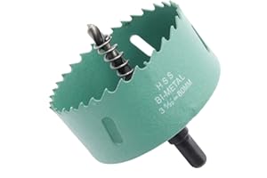 80mm Hole Saw LAIWEI hole cutter,3.15 Inch HSS Annular Hole Saw Cutter Drill Bit,holes in wood,gypsum board,aluminum profiles, PVC and other materials（3-5/32"）