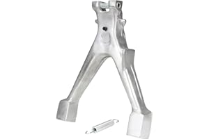 CITOMERX Hauptständer Kippständer Alu, 3cm Verlängert, mit Lagerrohr und Feder kompatibel mit Simson S50, S51, S53, S70, S83
