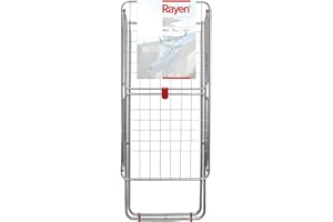 Rayen 0333 Étendoir à linge de 16 mètres d’étendage Pour Sécher le vêtement- stable et pliable, 177x54,5x107,5