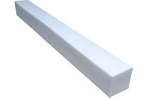 All4All Matratzenverlängerung aus Schaumstoff Polster zuschnit Matratzenausgleich RG 25/44 10x10 cm Schaumstoffstreifen Mittellhart (100)