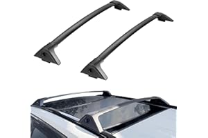 VEVOR Barres de Toit Transversales 2PCs Compatible avec Toyota RAV4 2019-2023 Porte-Bagages Voiture en Aluminium Charge 118 kg Galerie de Toit Verrouillable Installation Facile pour Voyage Transport