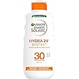 Garnier Ambre Solaire Hydra 24 Hour Protect Hydrating Protection Lotion SPF30, High Sun Protection Factor 30, Water Resistant