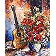 TULIP N TURTLE Symphony Diy Acrylic Paint By Number Kit For Adults Kids Beginner Number Painting Kit Diy Canvas Painting By Number Wall Decoration Diy Painting Kit For Adults,Multi-Coloured