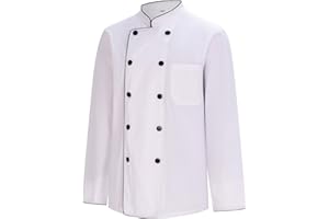 MISEMIYA Veste de Chef pour Homme MZ-8421B
