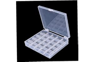 CASECOVER 25 emplacements vides Bobines Bobines Boîte Machine à Coudre Canette Coques Craft Couture boîtier en Plastique Boîte de Rangement pour la Machine à Coudre
