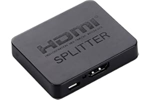 SUBTEL Splitter HDMI 1 entrée 2 Sorties | 4K Ultra-HD, Full-HD, Full 3D, Dolby DTS