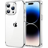 GGM GİYİM & AKSESUAR iPhone 14 Pro Max ile Uyumlu Şeffaf Silikon Şok Emici &Ouml;zellikli Full Kasa Koruma Sağlayan Şeffaf Kılıf