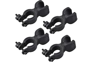 Vxiwscy 4 sztuki uniwersalnych uchwytów na kijki do wózka inwalidzkiego – praktyczne akcesoria do bezpiecznego transportu lasek i kul, 4 sztuki, idealne do wózków inwalidzkich, wózków ręcznych