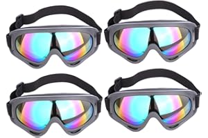 FOKOM 4PCS Lunettes de Protection Lunettes Tactique Résistance à Fléchette pour Nerf Rival- Coloré