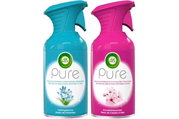 Air Wick premium doftspray PU vårfräsch + körsbärsblomma (2 x 250 ml)