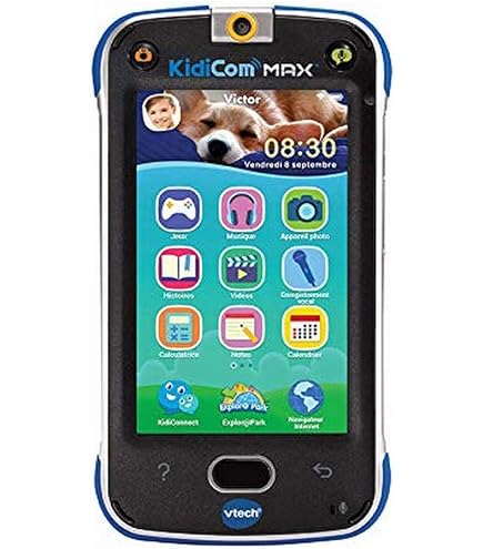 VTech KidiCom Advance 3.0 - Portable Sécurisé Pour Enfant 6-12 Ans - Application De Chat, Jeux, Appareil Photo 10MP