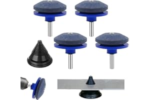 SIGANDG Affilacoltelli per Tosaerba Affilacoltelli per Lama Tagliaerba Fornito con bilanciatore per qualsiasi trapano elettrico manuale e attrezzi da giardino (5 pezzi)