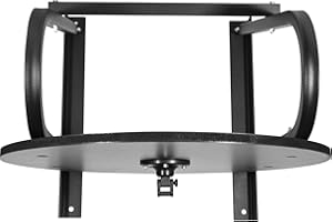 GORILLA SPORTS® Plate-forme de Speedball - Montage Mural, avec Roulement à Billes, pour Poire de Vitesse, Acier, Noir - Plateau pour Sac de Boxe, Support de Balle de Frappe, Entraînement, Fitness, MMA