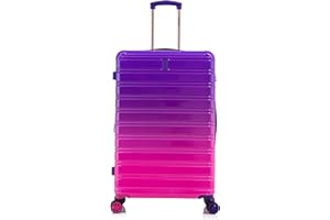 CELIMS - Valigia Grande 75 cm in Policarbonato | Valigia Grande 23 kg | Leggera | Viola