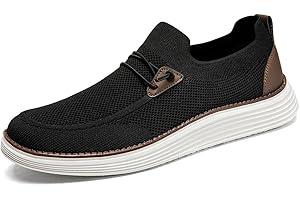 VGPSFN Herren Mokassins Flache Slipper Slip on Loafer Slipper Bootsschuhe Walkingschuhe Anzugschuhe Bequem Atmungsaktive Leichtgewichts Fitness Turnschuhe