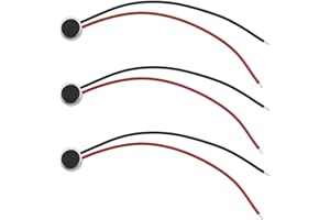 EMSea 10 szt. 6027 mikrofon elektretowy mikrofon pojemnościowy z kablem 6 x 2,7 mm redukcja szumów do telefonu MP3 MP4, laptopa, aparatu cyfrowego, monitora interkomu