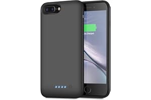 Trswyop Akku Hülle für iPhone 6 Plus /6s Plus/7 Plus/8 Plus, 【8500mAh Hohe Kapazität】 Zusatzakku Handyhülle Power Bank Battery Case Akkuhülle für iPhone 7 Plus/6S Plus/8 Plus/6 Plus [5,5 Zoll]