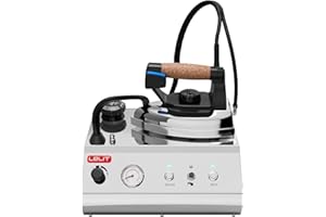 LELIT Giorgio, fer à repasser avec une chaudière séparée, vapeur réglable et manomètre