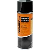 Foliatec Interior Color Spray, Farbspray Schnelltrocknend, Abriebfest, für Kunststoffe, Leder, Schwarz Matt, 400 ml (1er Pack