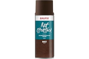 BAUFIX Sprüh und Effektlack, Rost-Effektlack rostfarben, matt, 400 ml, DIY Lack, Dekorieren von Glas Metall und Holz