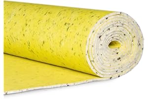 FloorPro 8mm Carpet Underlay - DIY Roll 1m x 5m - PU Foam With Sound And Insulation - Underfoot Comfort Cushion Padding Underlayment - Ideal For Stairs