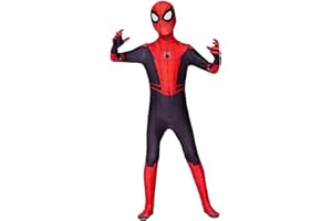 Zhaoyang art Spiderman-Kostüm für Kinder, Unisex, Erwachsene, Kinder, Halloween, Cosplay, Superhero, Jumpsuit, 3D-Druck, Lycra, Spandex, Body